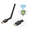Sanoxy High-Speed 600Mbps Dual-Band Wireless USB WiFi Adapter with Antenna, 2.4GHz/5GHz 802.11AC Dongle SNX-CABLE46 - alternate 1