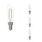 Bulbrite LED Filament 5W, Dimmable T6SL, Clear Glass, E12 Base, 2700K, 400 Lm, 4PK 862859 - alternate 1
