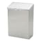 Hospeco Wall Mount Sanitary Napkin Receptacle, Stainless Steel ND-1E - alternate 3