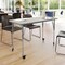 Flash Furniture Commercial Adjustable Height Rectangular Activity Table - Locking Casters-LTGY XU-A2448-REC-LTGRY-T-A-CAS-GG - alternate 5