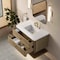 James Martin Vanities Allamari 36" Single Vanity, Dune Mist w/ 3 CM White Zeus Silestone Top D640-V36-DMS-WWZ - alternate 3