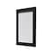 Deflecto Wall Mount Snap Frame, 11x17, Blk 690002B - alternate 2