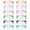 Bison Life Diamond, Kids Safety Glasses, Anti-Scratch, Assorted Lens, 12 PK SH-VOSGK-CLLCT-ES13-12 - alternate 1