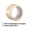 3M Packing Tape, 1.8 mil Thick, 1.9 in W x 54.7 yd L, 3 in Core Dia., Clear, 36 PK 305 - alternate 7