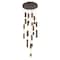 Euf Ronda, Chandelier , 11-Light, 20", Harlow Bronze, Alabaster 50119-028 - alternate 2