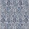 Homeroots 8' X 10' Navy Blue And Sky Blue Damask Washable Indoor Outdoor Area Rug 588145 - alternate 3