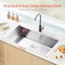 Vevor 33" Kitchen Sink Top Mount Single Bowl Drop-In Basin Stainless Steel Bar T332209RS1 - alternate 3