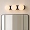 Jonathan Y Knox 23.3 in. 3-Light Mid-Century Modern Metal and Frosted Glass Globe LED Vanity Light, Oil Rubbed B JYL9567B - alternate 7