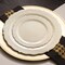 Smarty Had A Party 7.5" Ivory Vintage Round Disposable Plastic Appetizer/Salad Plates (120 Plates), 120PK 867IV-CASE - alternate 2