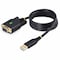 Startech.Com 3FT 1M USB TO NULL MODEM SERIAL ADAPTER CABLE, COM RETENTION, FTDI, USB-A TO DB9 RS232,  1P3FFCNB-USB-SERIAL - alternate 1