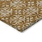 Homeroots 8' X 10' Copper And Beige Floral Washable Indoor Outdoor Area Rug 595982 - alternate 2