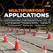 Xpose Safety Traffic Safety Cone, PVC, 18 in Height, 11 in Length, Orange 5 PK RC18-6-5-X-S - alternate 3