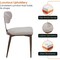 Leisuremod Dilenny Faux Leather Dining Chair - Modern Padded Side Chair with Steel Legs DC49LGR - alternate 5