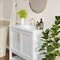 Flash Furniture Vega 36in. Vanity w/Sink, Gold Hardware, Soft Close Doors & Open Shelf, Carrara Marble, White/White FS-VEGA36-WH-HDGLD-GG - alternate 4