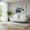 Homeroots Contempo Retro 78in Creamy Off White Loveseat 480891 - alternate 2