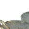 Homeroots 14in Blue and Gold Round Distressed Cast Iron Tri Circle Vanity Tray With Handles 483155 - alternate 2