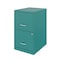 Space Solutions 14.25 in W 2 Drawer Vertical File Cabinet, Teal 24403 - alternate 3