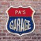 Signmission Pa's Garage, 6 Inch X 6 Inch, Plastic Sign SHI-P-6-383-PA - alternate 5