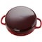 Crock-Pot Crock Pot Artisan Enameled Cast Iron 5 Quart Round Braiser Pan with Self Basting Lid in Scarlet Red 112000.02 - alternate 3