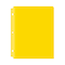 C-Line Products 8-1/2" x 11" Assorted Two-Pocket Heavyweight 3-Hole Punched Poly Portfolio Folder, 10/PK 32930 - alternate 4