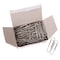 Deli Paper Clips No.1, Silver, Nickel-Plated, Rust-Resistant, 100PK E39712 - alternate 4