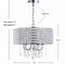 Jonathan Y Reese 17 in. Metal/Crystal LED Adjustable Drop Chandelier, Chrome JYL7468A - alternate 8