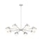 Z-Lite Realm Sphere 8 Light Chandelier, Brushed Nickel, 44 In W x 8 In H 7517-8BN - alternate 3