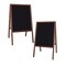 Flipside Marquee Easel (stained hardwood) Two Black Chalkboards 31221 - alternate 1