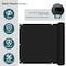 Wrightmaster 2.5 ft. x 25 ft. Black Balcony Privacy Fence Screen with UV Blockage for Balcony Patio Deck Yard ZR-2525BK - alternate 4