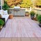 Homeroots 8' X 10' Coral And Beige Striped Washable Indoor Outdoor Area Rug 631536 - alternate 2