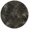 Homeroots 8' Brown And Chocolate Round Geometric Washable Indoor Outdoor Area Rug 588306 - alternate 5