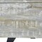 Homeroots 46in Gray and Black Distressed Solid Wood Storage Bench with Flip Top 489212 - alternate 2