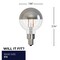 Bulbrite 25w Equivalent Dimmable Hlf Mirror G16 Vintage Edison LED Lght Bulb Candelabra (E12) Bse, 2700K, 4PK 862696 - alternate 4