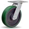 Hamilton General Service Swivel Caster, 8" x 2" Duralast Polyurethane (95A) on Cast Iron Wheels S-GS-8DB - alternate 1
