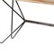 Homeroots 66" Brown and Black Solid Wood and Iron Abstract Base Console Table 380192 - alternate 3