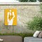 Trademark Fine Art Outdoor Canvas Art Francesco Gulina Girl in Bathing Suit Yellow Wall Art for Patios, or Gardens 1X22200-OC2432WR - alternate 3
