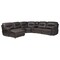 Baxton Studio Mistral 6-Piece Reclining Sectional Sofa with Left-facing Chaise Lounge 270-14631-ZORO - alternate 1