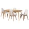 Baxton Studio Jennica 5-Piece Dining Set 261-14269-13283-ZORO - alternate 1