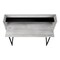 Homeroots 47" Gray and Black Wood and Metal Sled Computer Desk 489851 - alternate 3