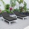 Leisuremod Chelsea Modern Outdoor White Chaise Lounge Chair With Black Cushions CLW-77BL2 - alternate 6