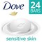Dove Sensitive Skin Beauty Bar Soap, 15 Ounce, 6PK 62682970 - alternate 2
