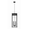 Z-Lite Nova 5 Light Outdoor Chain Mount Ceiling Fixture, Black/Clear, 12.5 In W x 35 In H 5018CHXL-BK - alternate 2