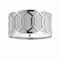 Jonathan Y Hex 3-Light 16.25" Metal LED Flush Mount, Chrome JYL3500B - alternate 3