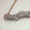 Uniquewise 19-inch Natural Jujube Wooden Log Hanging Farmhouse Wall Decor with 5 Hooks Wall Accessories QI004776-5 - alternate 4