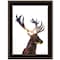 Homeroots Deer in the Forest 2 Black Framed Print Wall Art 405097 - alternate 1