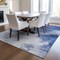 Homeroots 8' X 10' Denim Blue And Sky Blue Abstract Washable Indoor Outdoor Area Rug 577706 - alternate 3