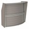 Linea Italia Reception Desk 32 in D X 46 in H, 72 in W X Thermofused Laminate, Ash ZUD290 - alternate 1
