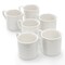 Elama Aspin 12 Piece 2.5 Ounce Porcelain Espresso Cup Set in White with Saucers ELM-ASPIN-ESPRESSO - alternate 5