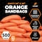 Xpose Safety Woven Poly Sand Bags for Flooding, 14 x 26, 50 lb WL, Empty, Orange, Pack of 500, 500PK SBO-1426-500-X-S - alternate 6