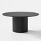 Homeroots 60" Black Wood Pedestal Base Round Top Dining Table 713567 - alternate 3